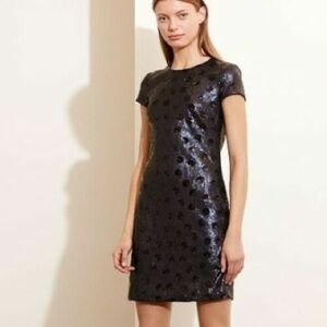 Women’s Ralph Lauren Elegant Black Sequin Dress